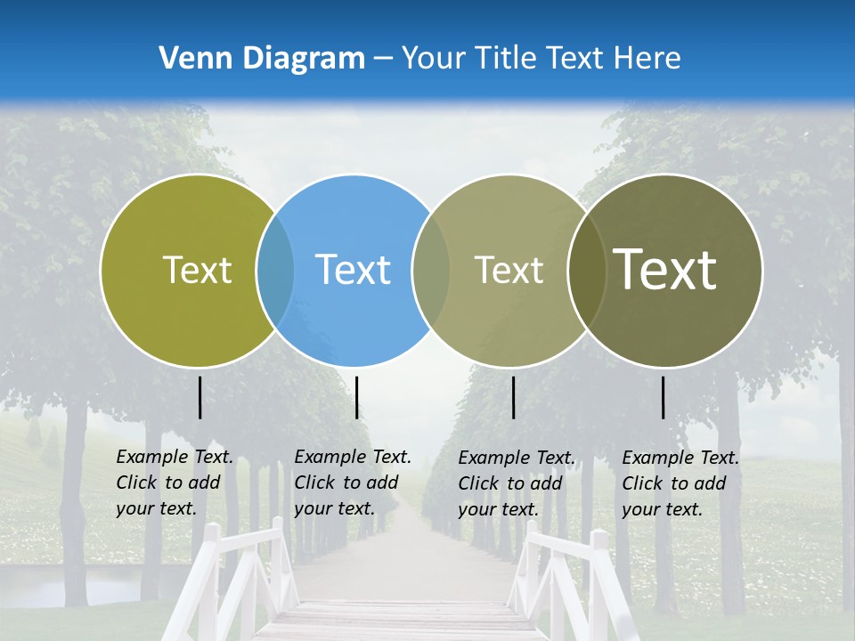 Park Way Foliage PowerPoint Template