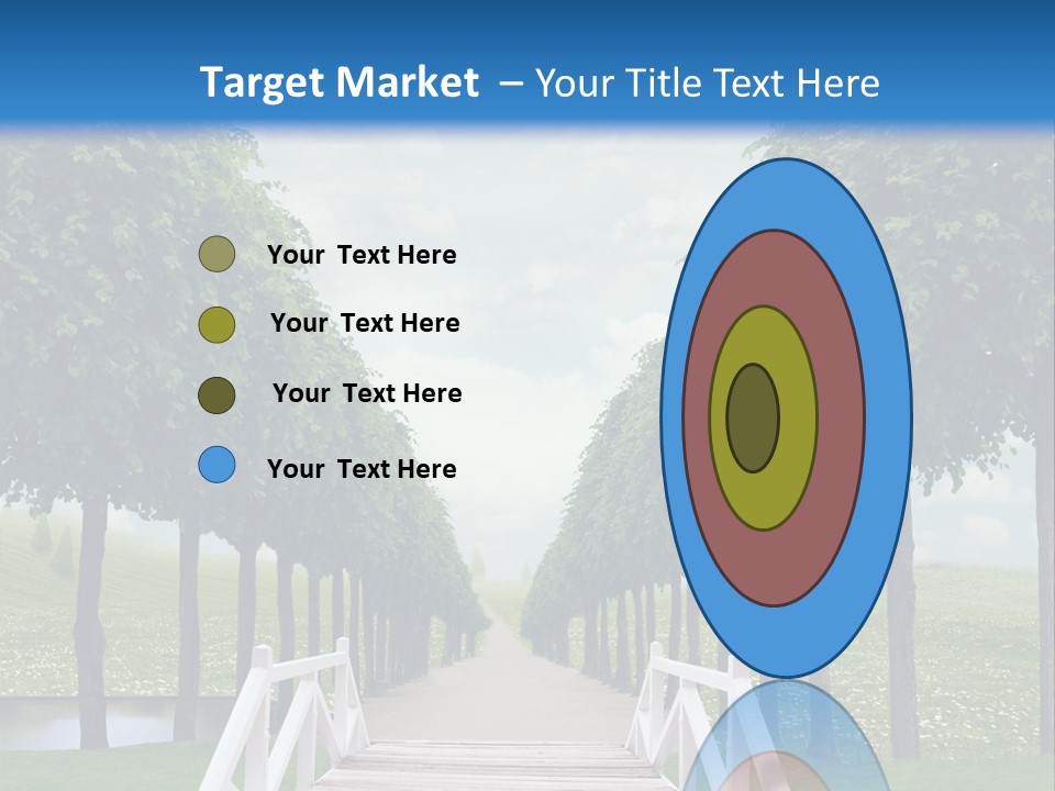 Park Way Foliage PowerPoint Template