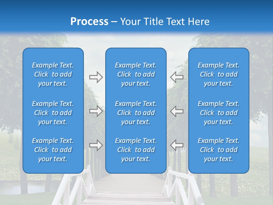 Park Way Foliage PowerPoint Template