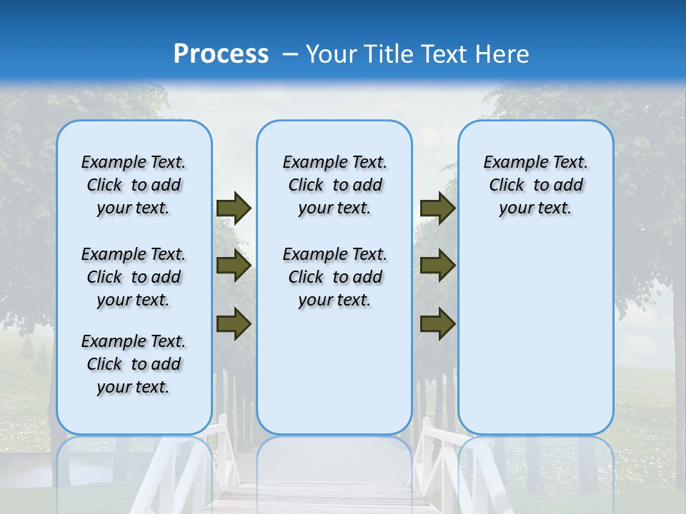 Park Way Foliage PowerPoint Template