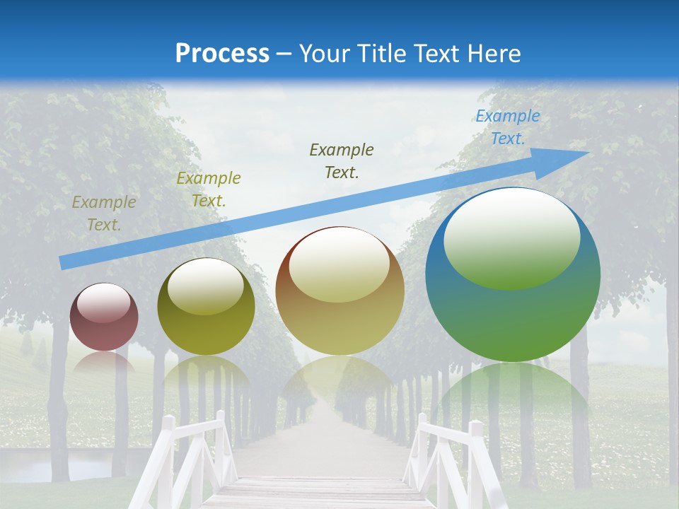 Park Way Foliage PowerPoint Template