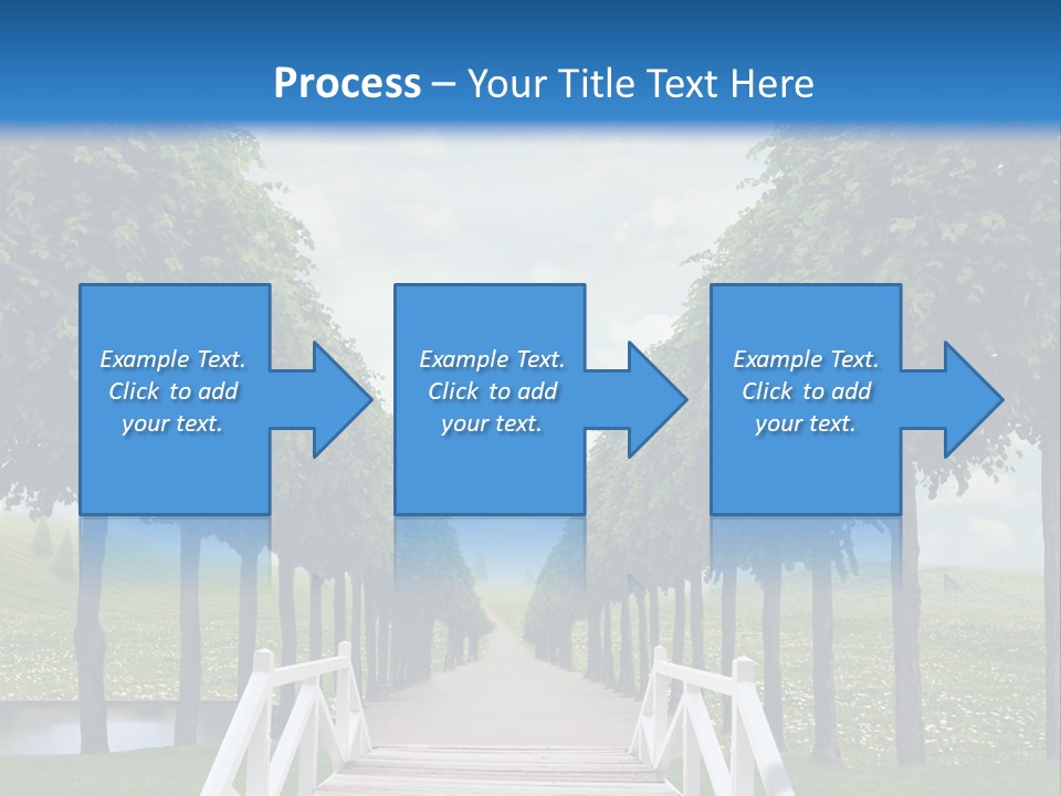 Park Way Foliage PowerPoint Template