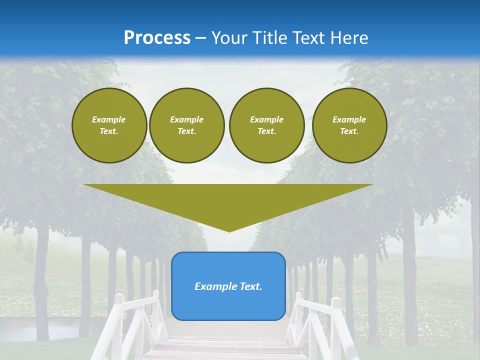 Park Way Foliage PowerPoint Template
