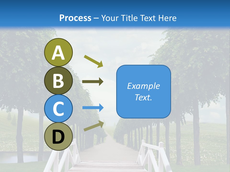 Park Way Foliage PowerPoint Template