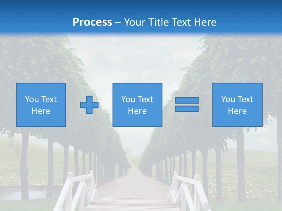 Park Way Foliage PowerPoint Template