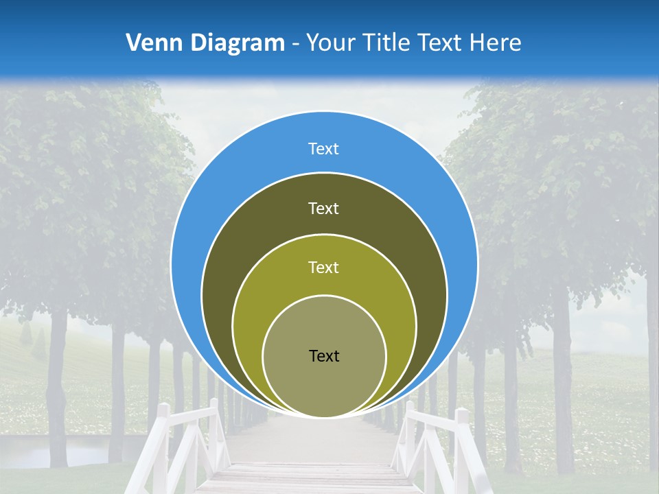 Park Way Foliage PowerPoint Template