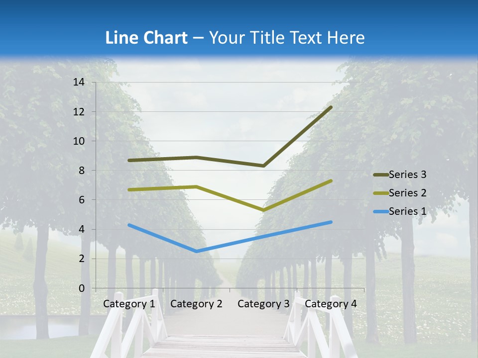 Park Way Foliage PowerPoint Template