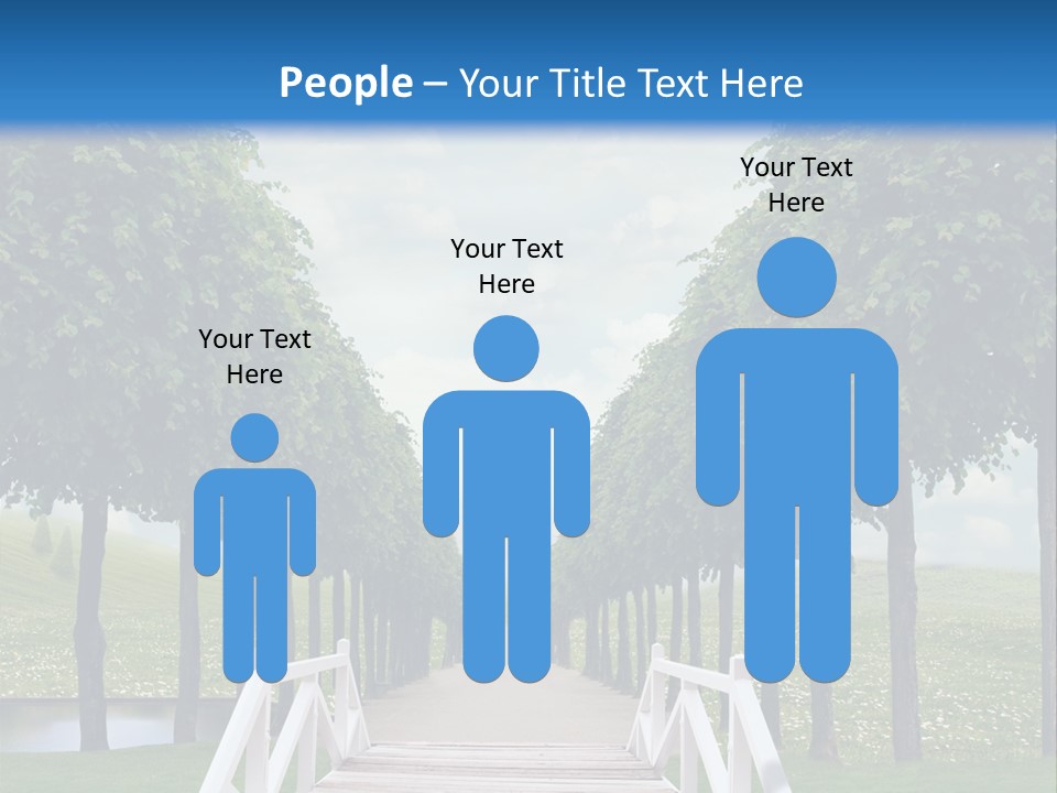 Park Way Foliage PowerPoint Template