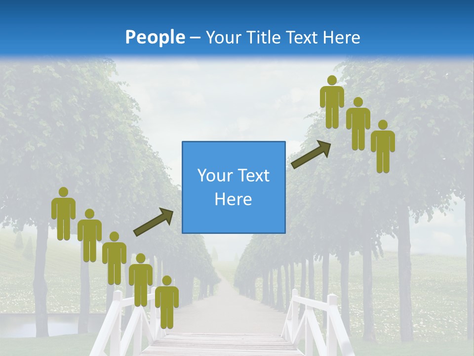 Park Way Foliage PowerPoint Template