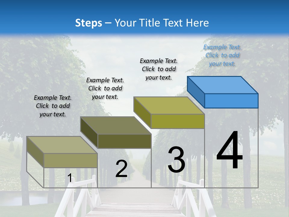 Park Way Foliage PowerPoint Template