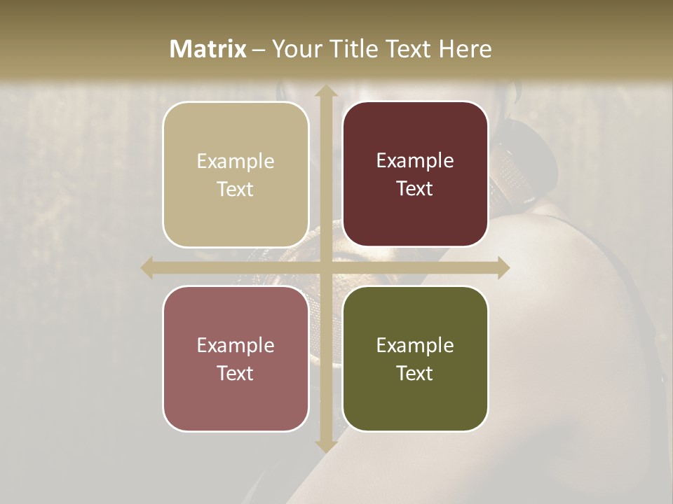 Goth Industrial Close Up PowerPoint Template