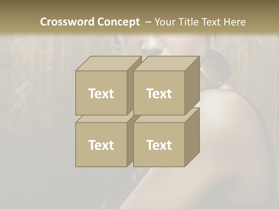 Goth Industrial Close Up PowerPoint Template