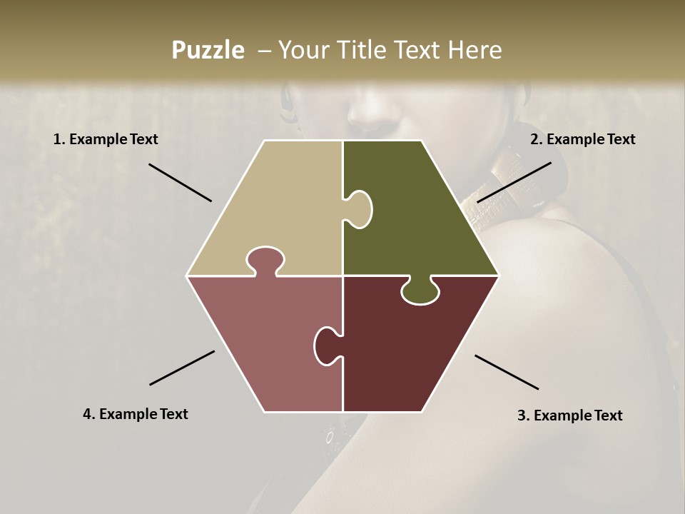 Goth Industrial Close Up PowerPoint Template