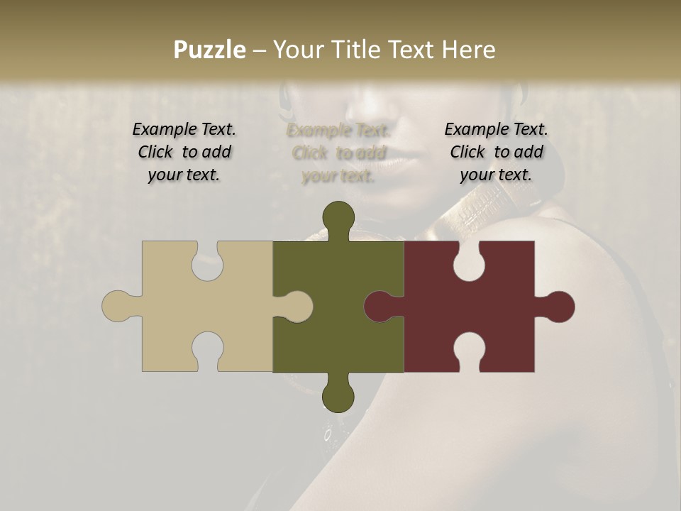 Goth Industrial Close Up PowerPoint Template