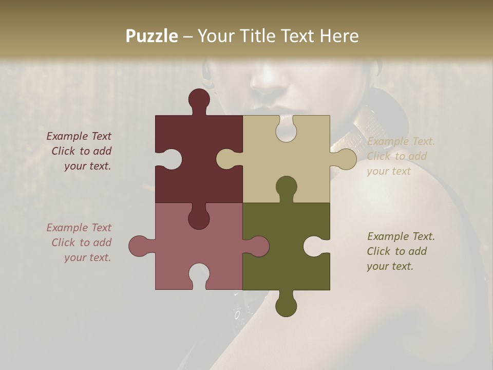 Goth Industrial Close Up PowerPoint Template