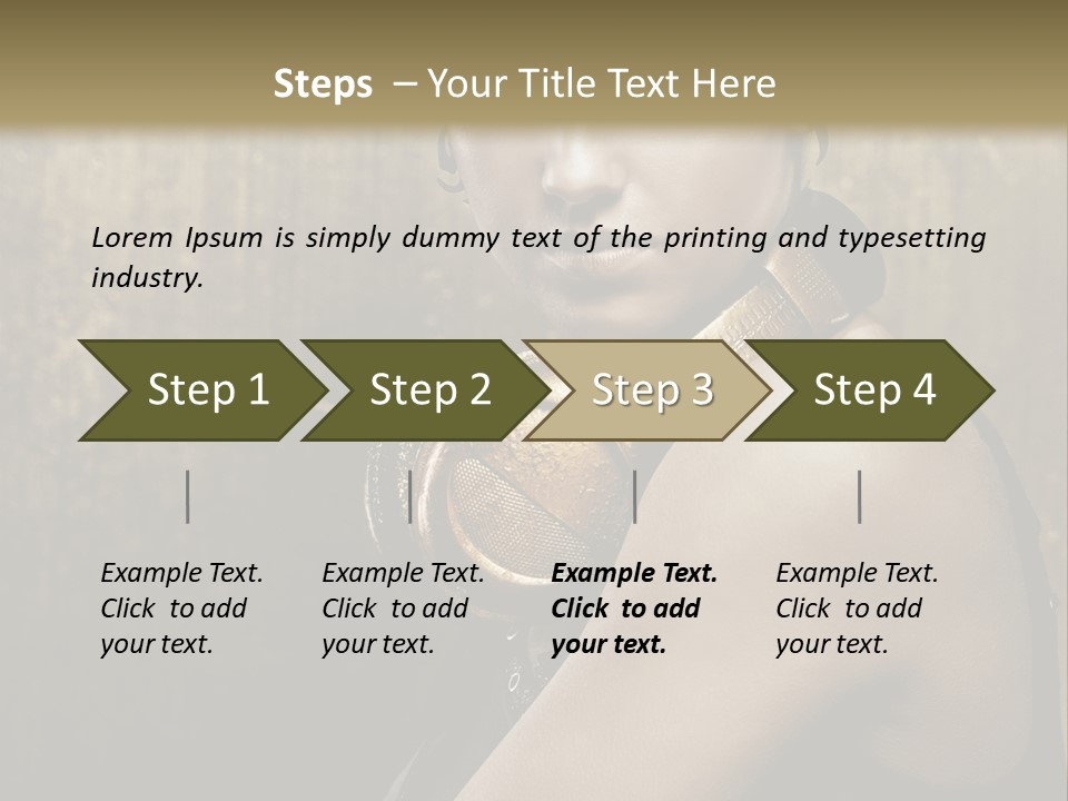 Goth Industrial Close Up PowerPoint Template