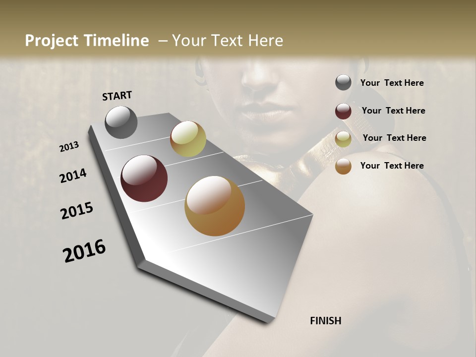 Goth Industrial Close Up PowerPoint Template