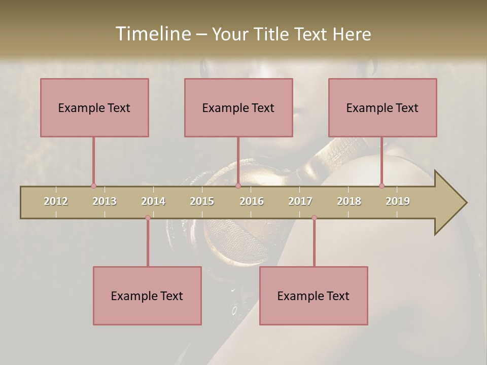 Goth Industrial Close Up PowerPoint Template