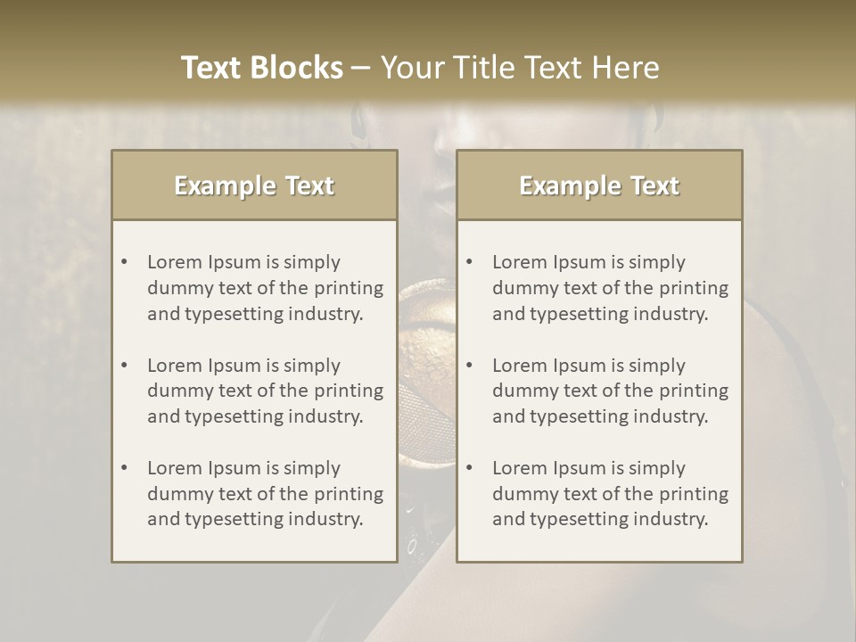 Goth Industrial Close Up PowerPoint Template
