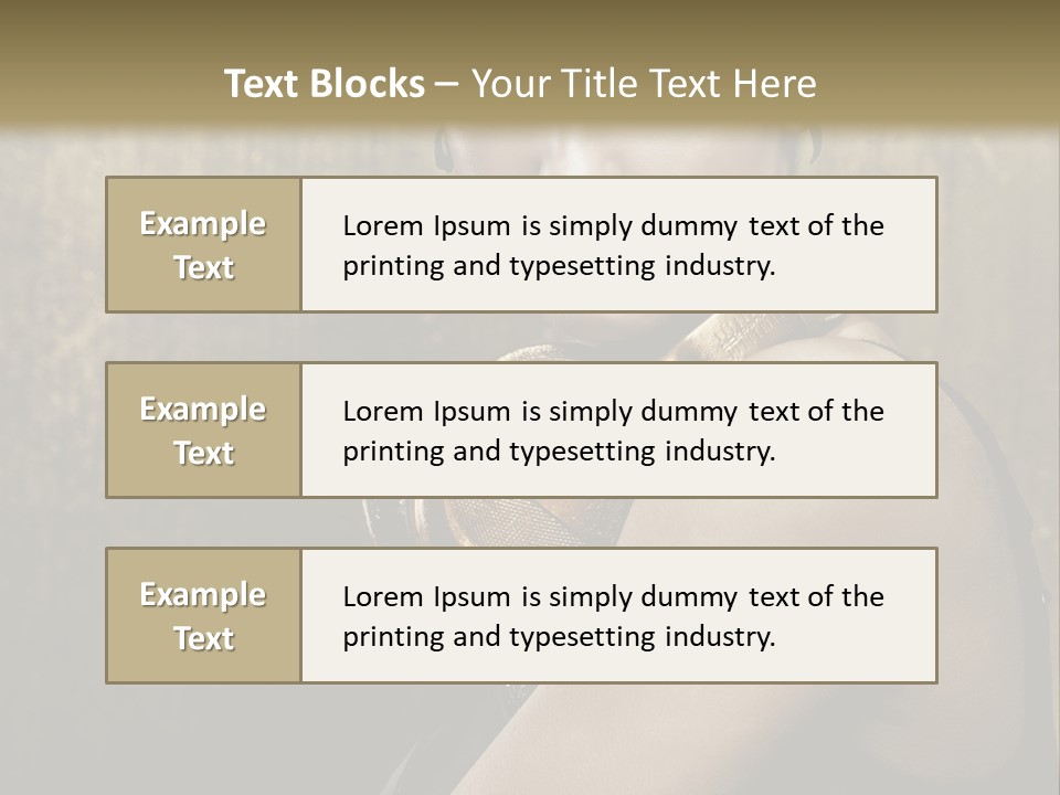 Goth Industrial Close Up PowerPoint Template
