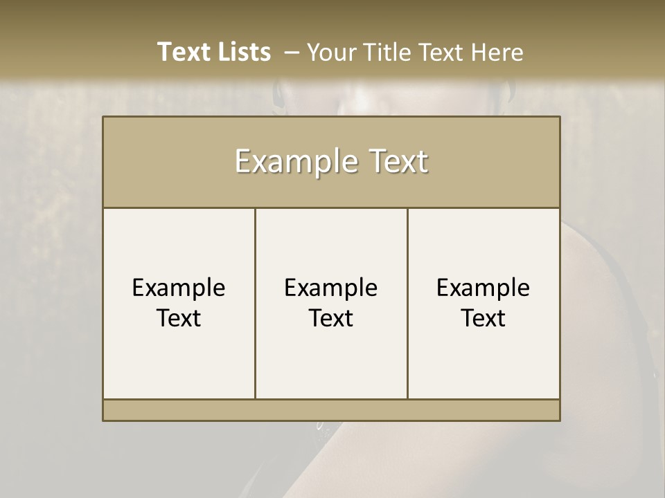 Goth Industrial Close Up PowerPoint Template