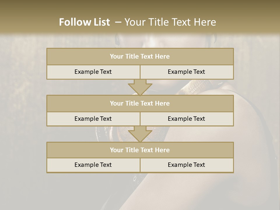 Goth Industrial Close Up PowerPoint Template