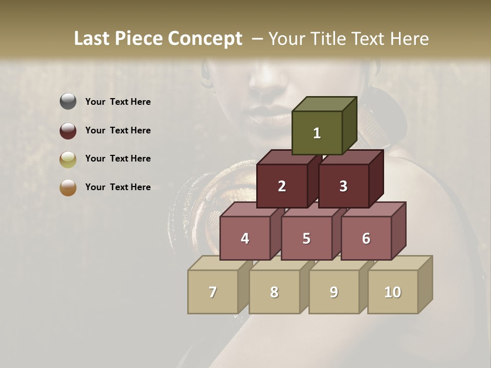 Goth Industrial Close Up PowerPoint Template