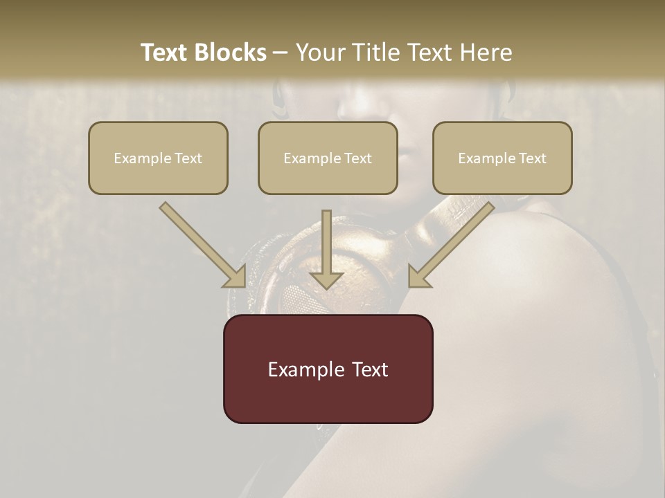Goth Industrial Close Up PowerPoint Template