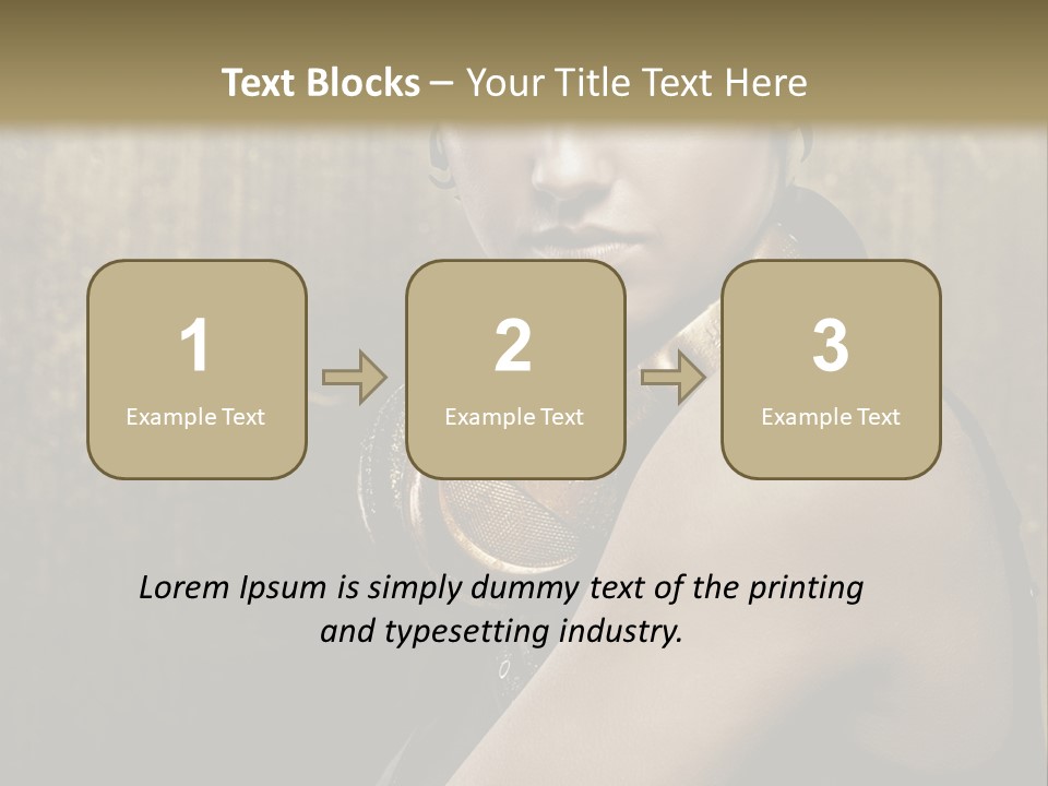 Goth Industrial Close Up PowerPoint Template