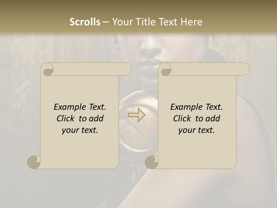 Goth Industrial Close Up PowerPoint Template