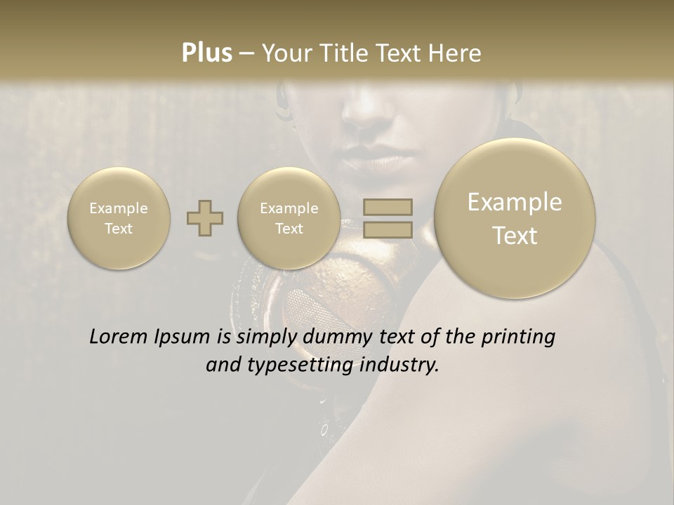 Goth Industrial Close Up PowerPoint Template