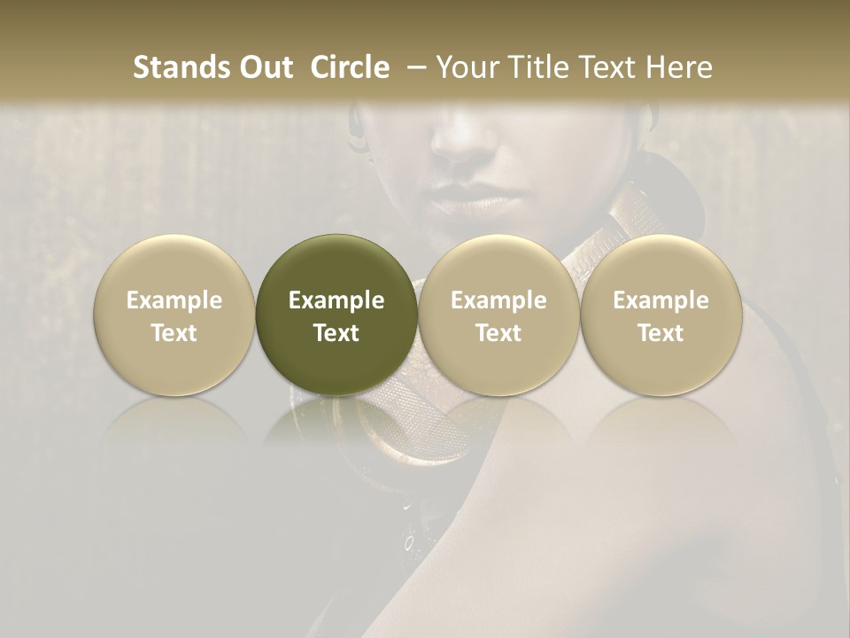 Goth Industrial Close Up PowerPoint Template