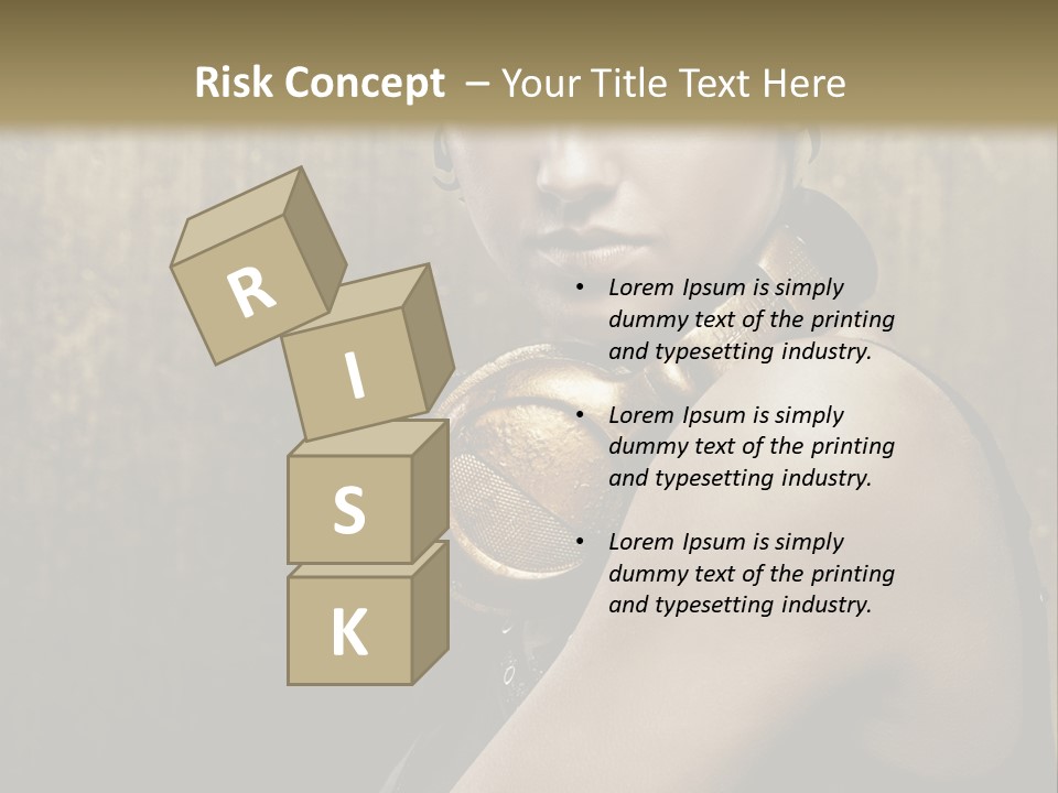 Goth Industrial Close Up PowerPoint Template