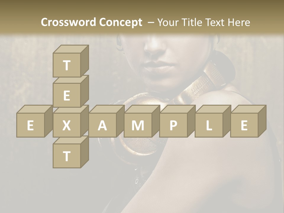 Goth Industrial Close Up PowerPoint Template