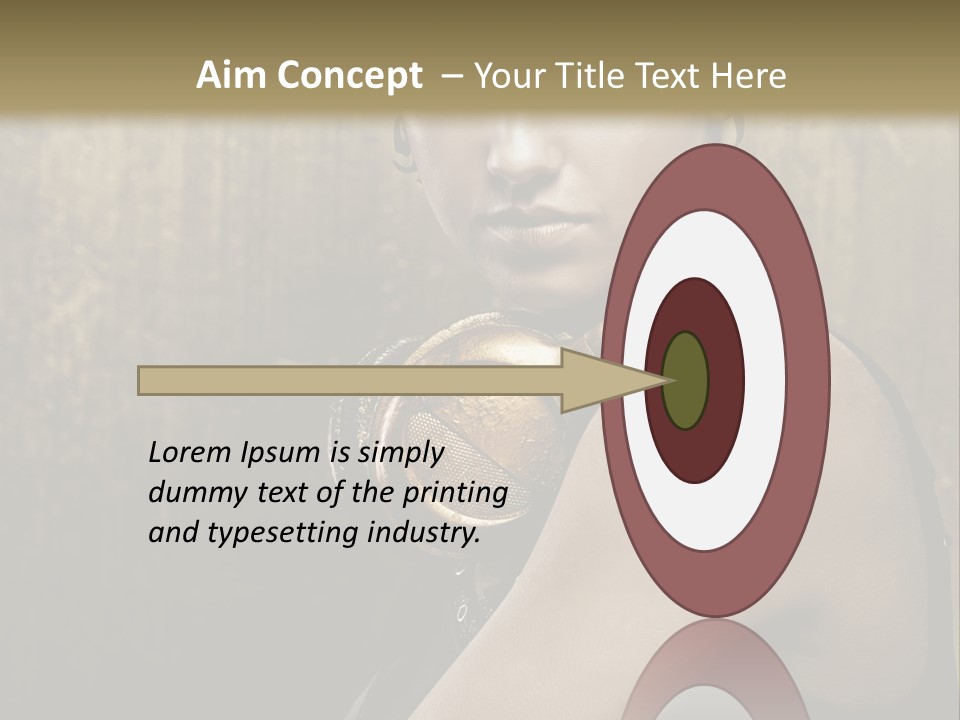 Goth Industrial Close Up PowerPoint Template