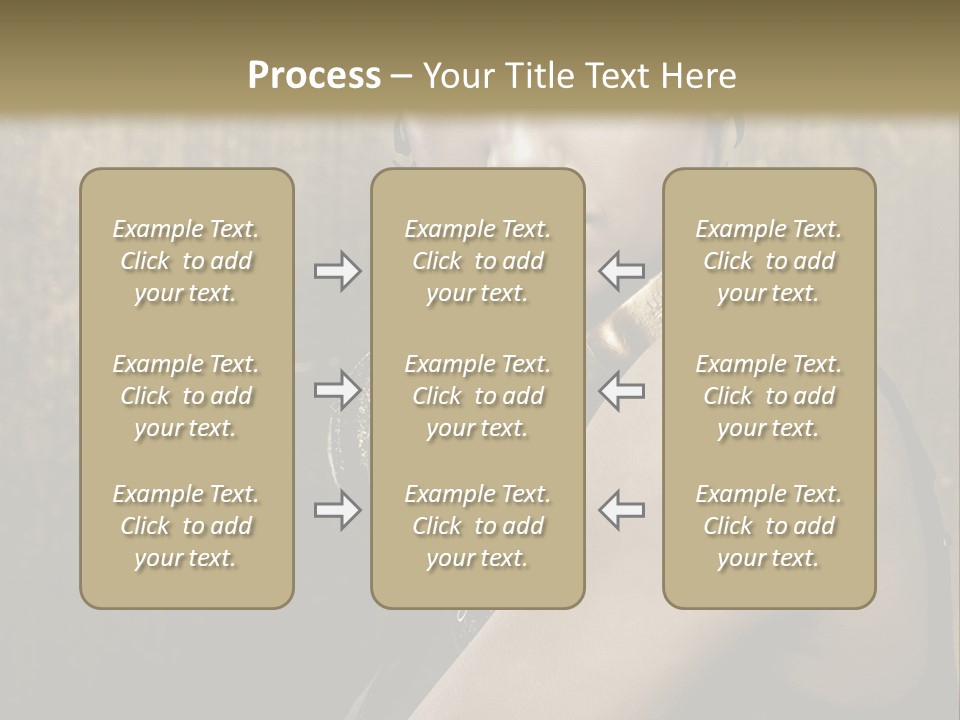 Goth Industrial Close Up PowerPoint Template