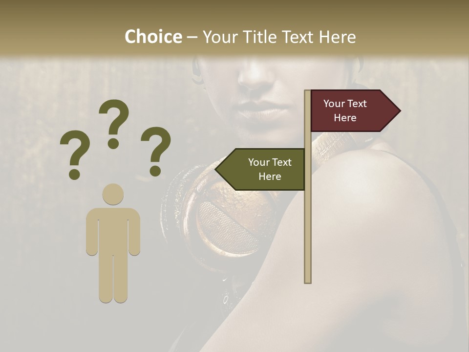 Goth Industrial Close Up PowerPoint Template