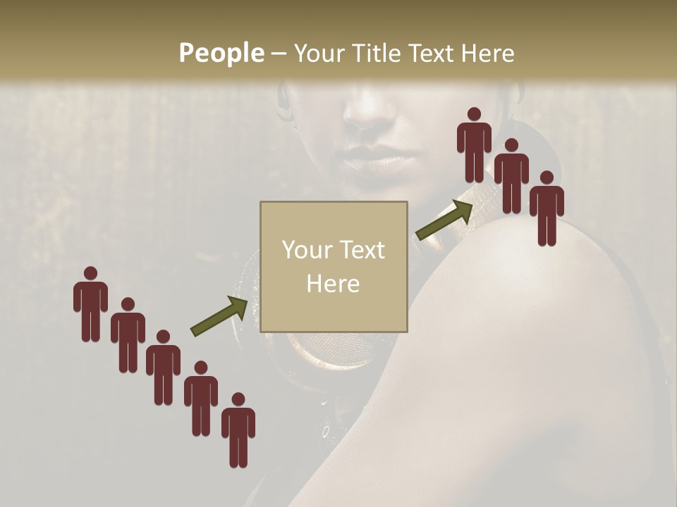 Goth Industrial Close Up PowerPoint Template