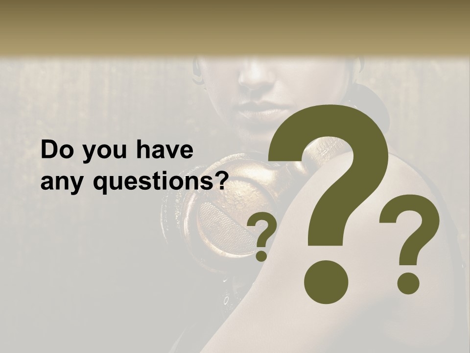 Goth Industrial Close Up PowerPoint Template