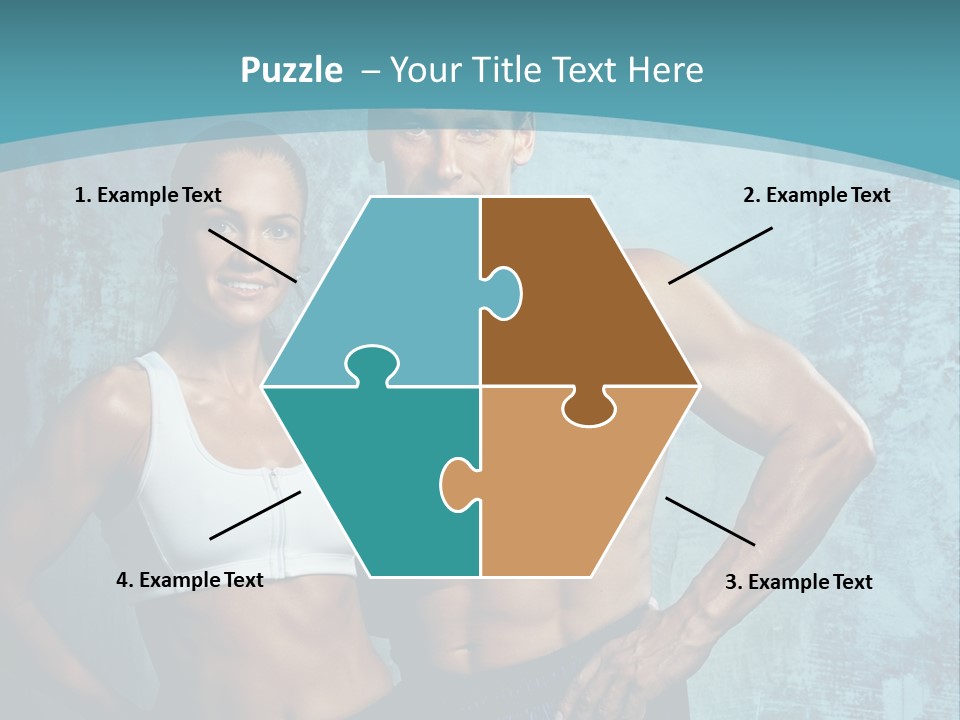 Heavy Handsome Young PowerPoint Template