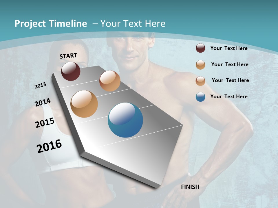 Heavy Handsome Young PowerPoint Template