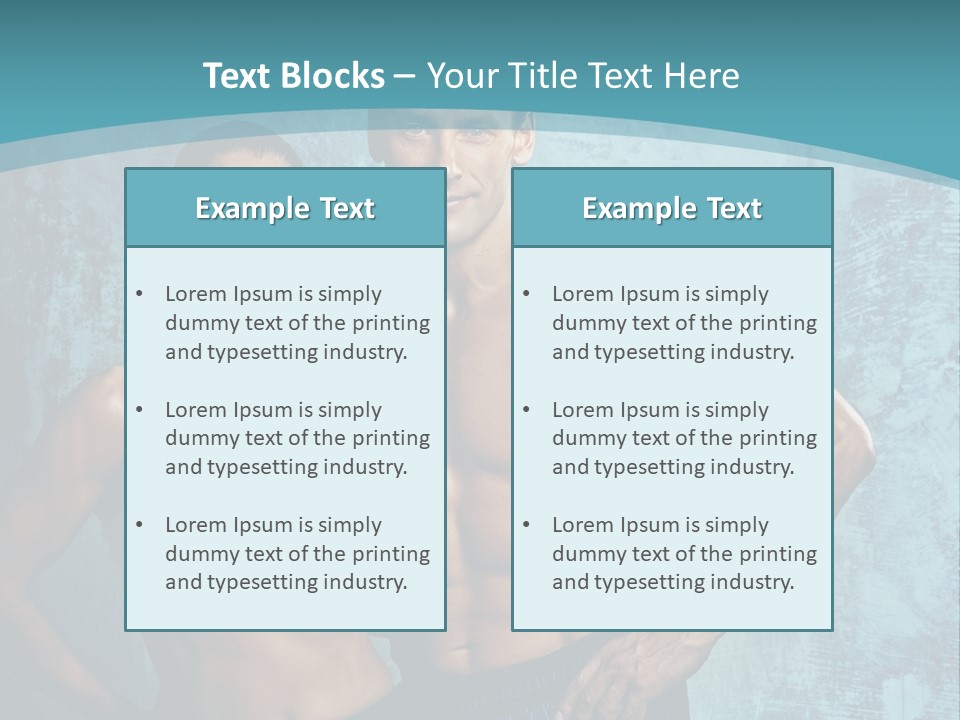 Heavy Handsome Young PowerPoint Template