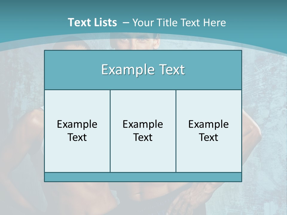 Heavy Handsome Young PowerPoint Template