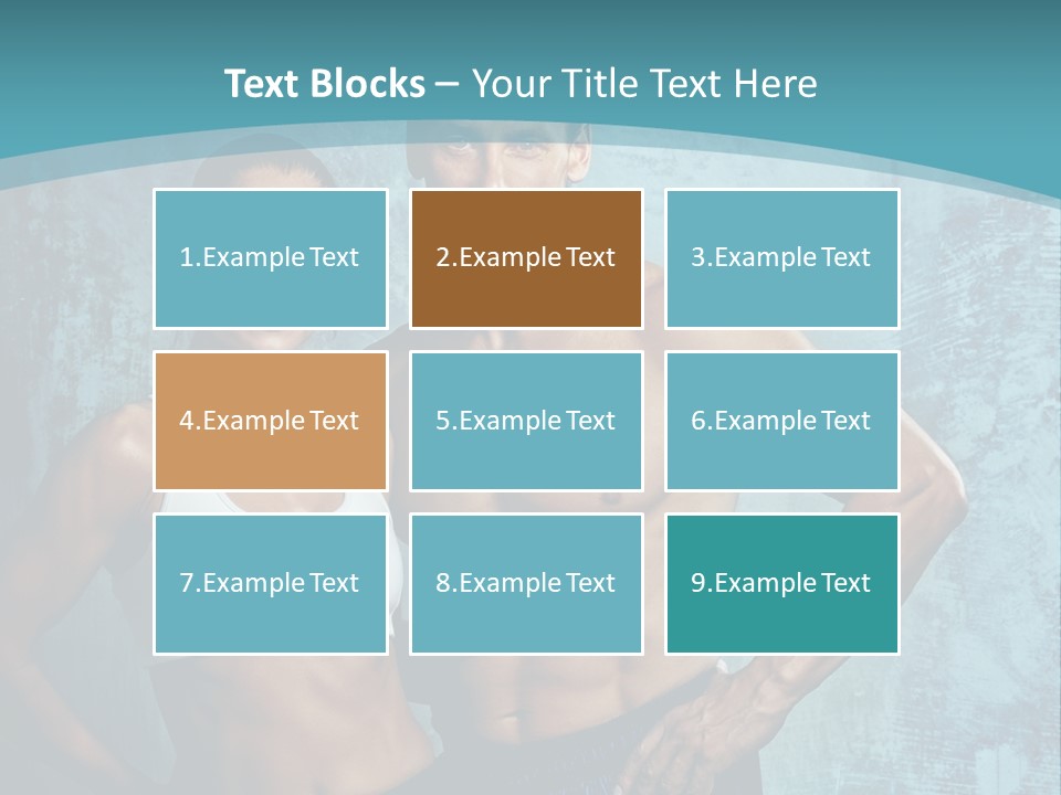 Heavy Handsome Young PowerPoint Template