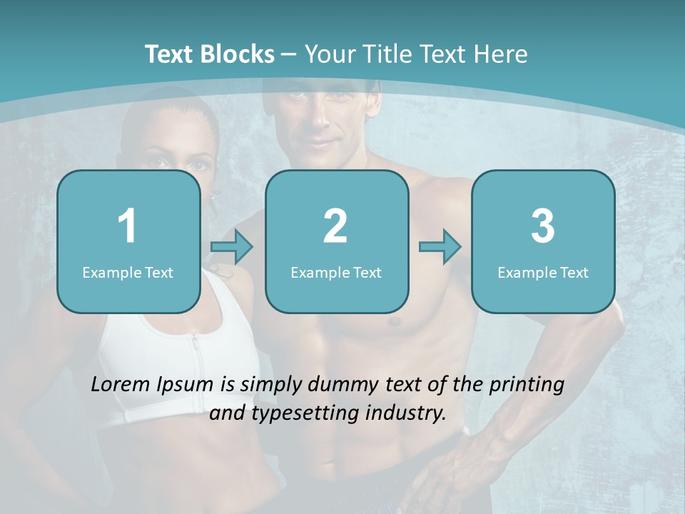 Heavy Handsome Young PowerPoint Template