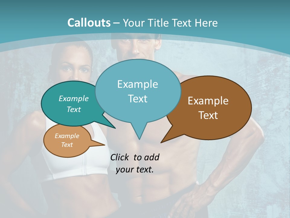 Heavy Handsome Young PowerPoint Template