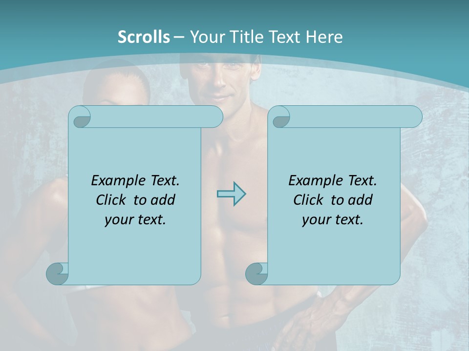 Heavy Handsome Young PowerPoint Template