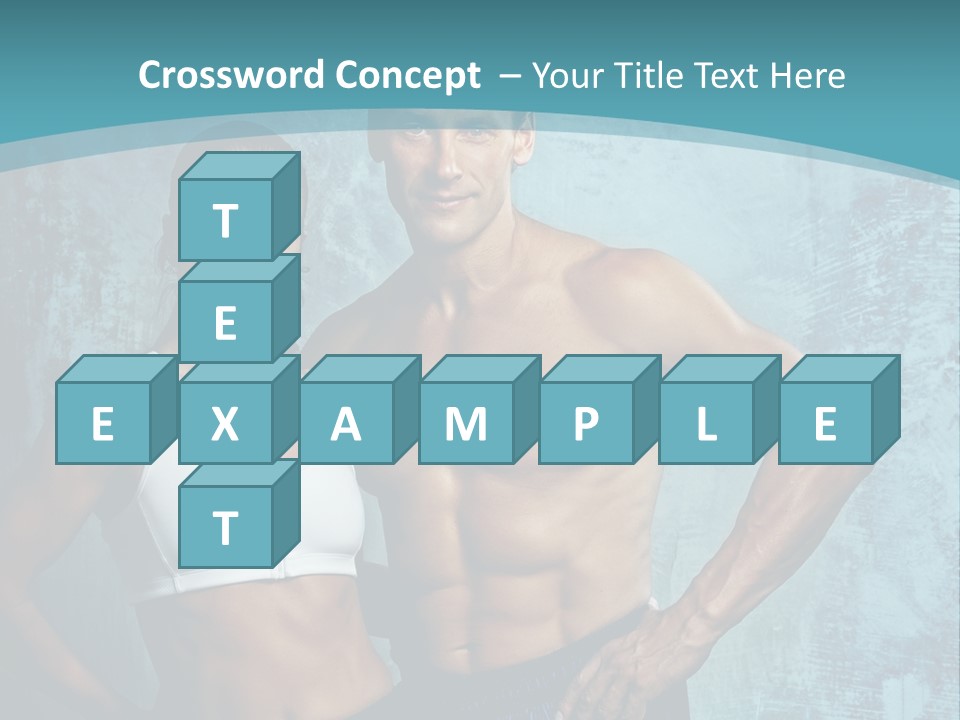 Heavy Handsome Young PowerPoint Template