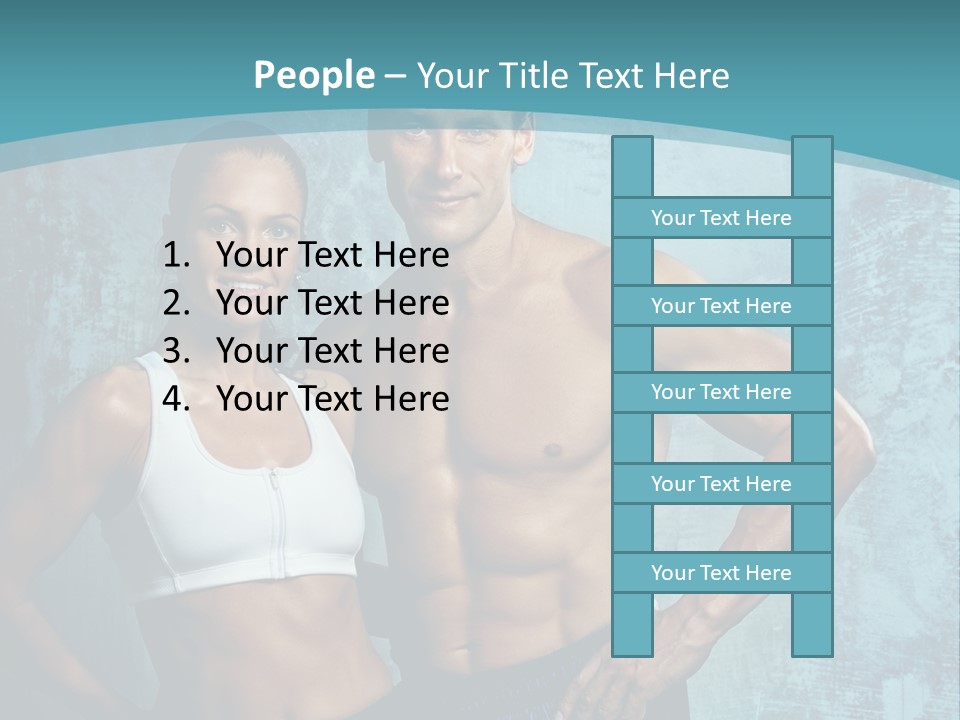 Heavy Handsome Young PowerPoint Template