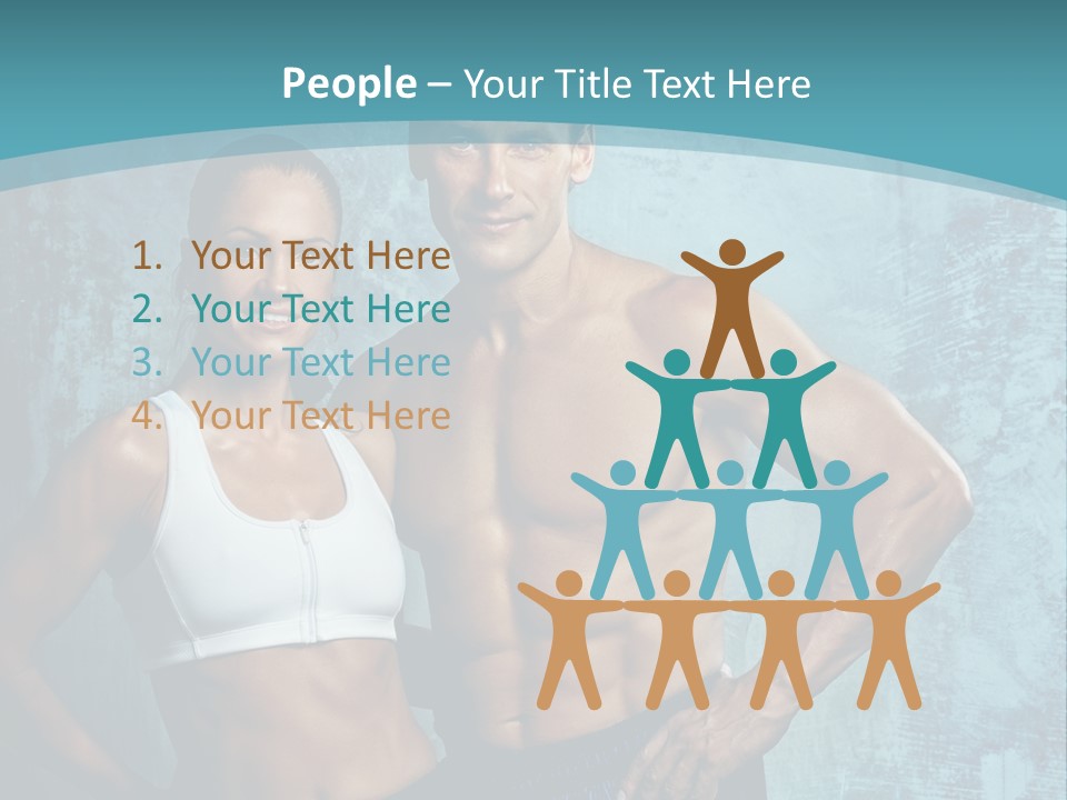 Heavy Handsome Young PowerPoint Template